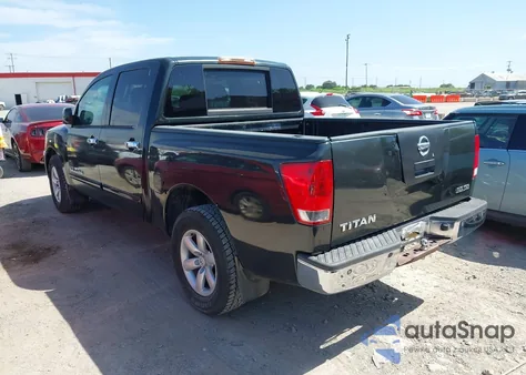2008 Nissan Titan Se from USA, damaged, VIN 1N6BA07D08N313205